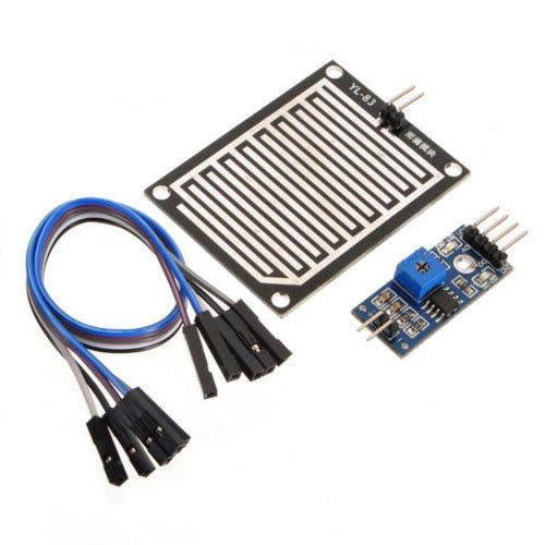 Large Area Rain Sensor DC 3V 5V Weather Raindrops Rainwater Module Rain Sensors With Digital & Analog Output Rain Humidity Detection Sensor Module. 