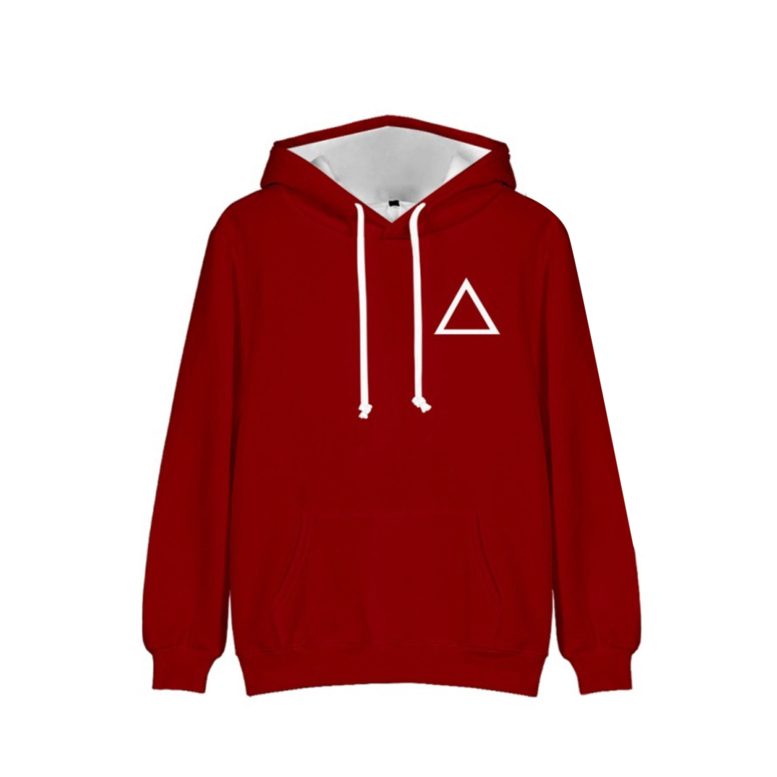 Squid Game Pullover Anti-fade Squid Game Themed Hoodie Outerwear Party Prop. 