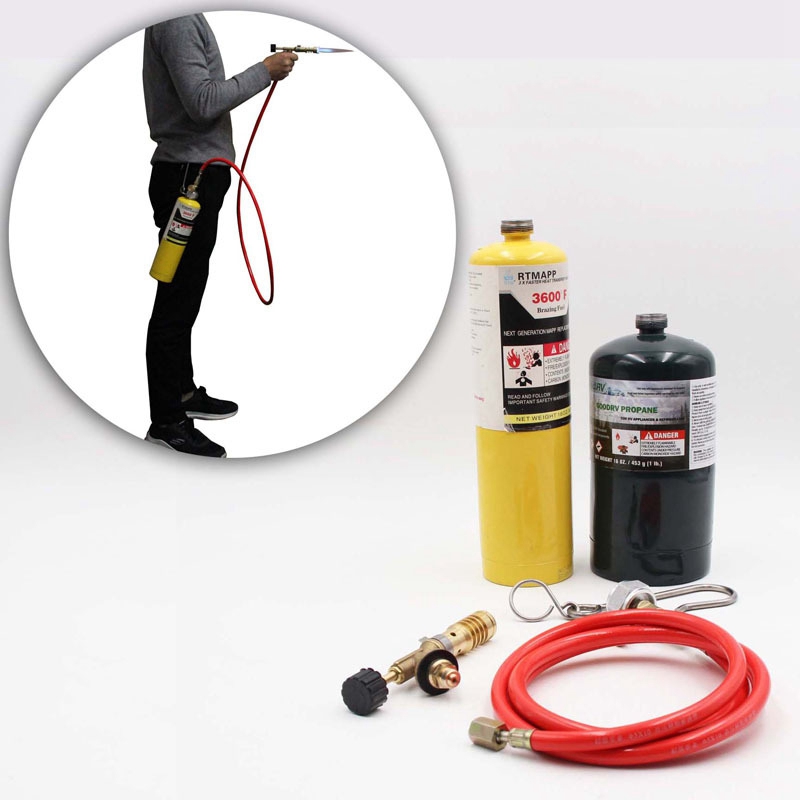 for Mapp Gas Turbo Torch Plumbing Turbo Torch with Hose for Solder Propane Welding Kit(null). 
