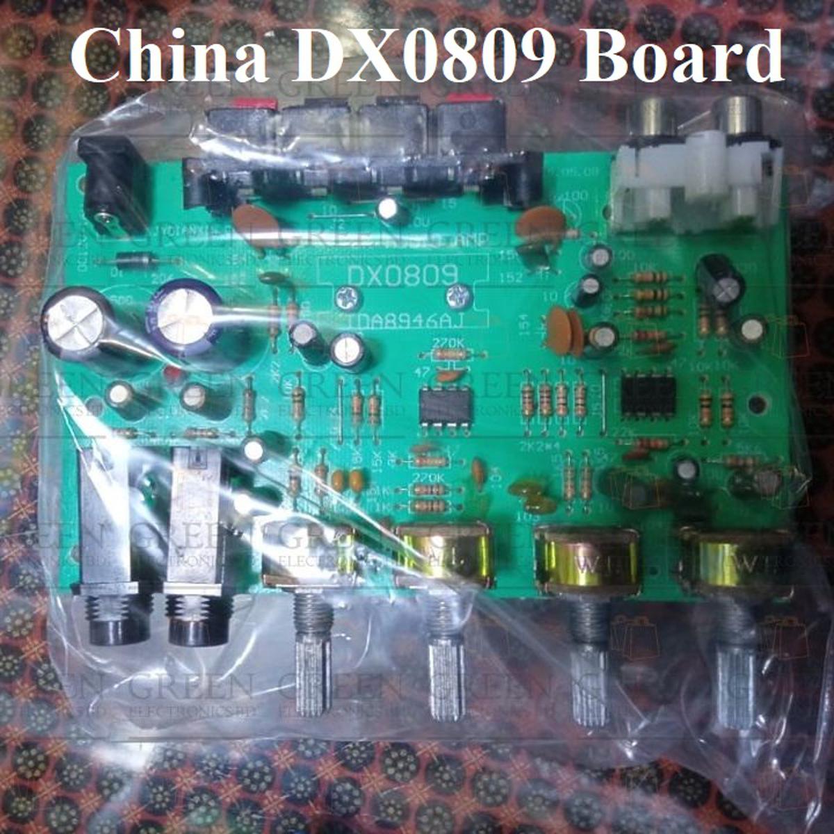 CHINA TDA8946 DX0809 Amplifier Circuit Board DC 12V 2A 40W 40W Digital Audio Amplifier DX0809 TDA8946 Amplifier Board Dual Channel With Dual 6.5mm Socket Amplifiers
