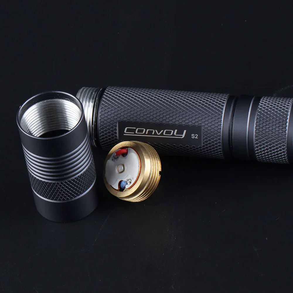 Gray Convoy S2 UV 365nm flashlight ,7135*5 single mode,zwb2 filter installed,UVA 18650 Ultraviolet flashlight,torch. 