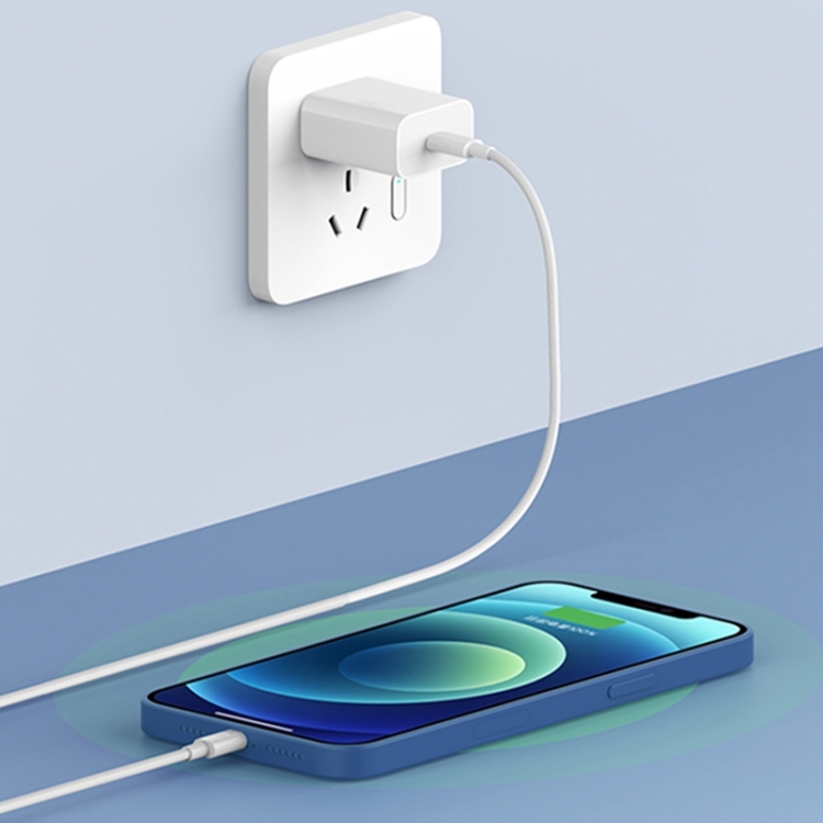 Original Xiaomi 20W MFi Certification USB-C / Type-C Charger with 8 Pin Cable, US Plug (White) - 5