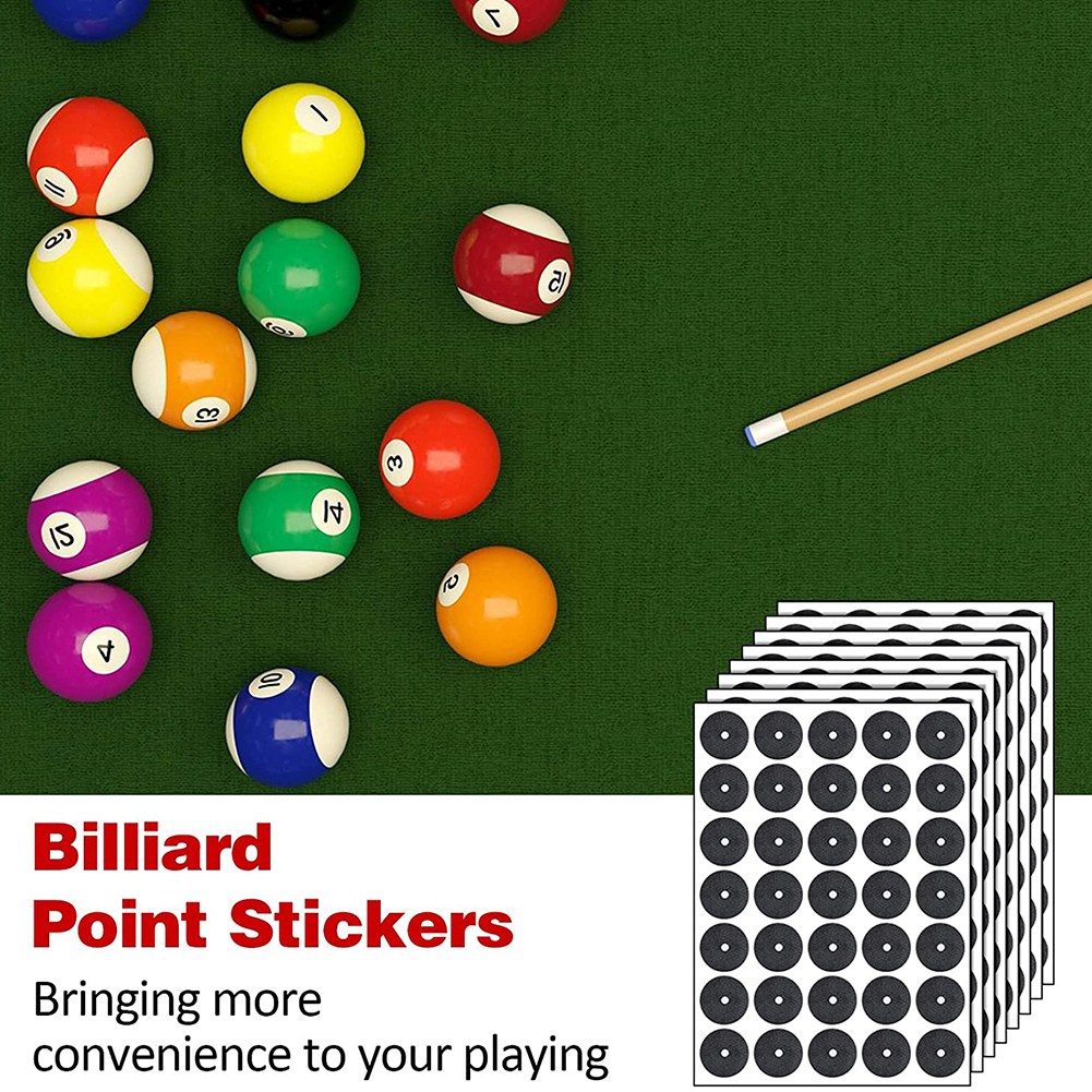 105 Pcs Pool Table Marker Dots Billiard Spot Stickers Snooker Spot Billiard Table Marker Dots Pool Ball Position Marker. 