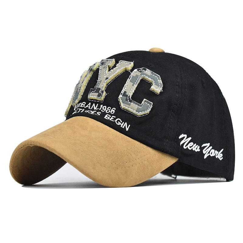 Embroidery NYC Baseball Hats Washed Cotton Cap for Men Women Gorras Snapback Caps Baseball Caps Casquette Dad Hat