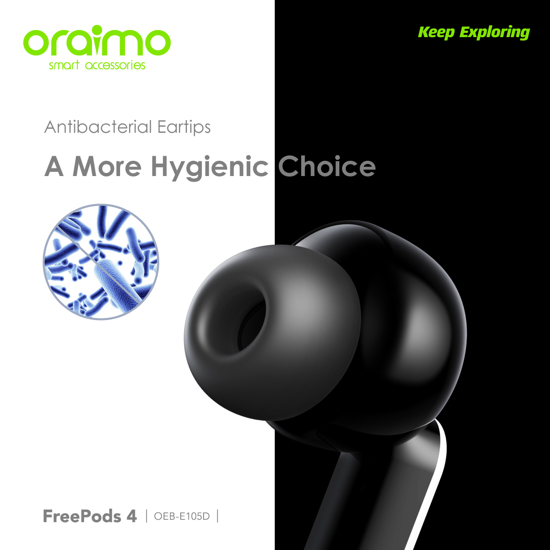 FreePods 4 ANC True Wireless Earbuds. 
