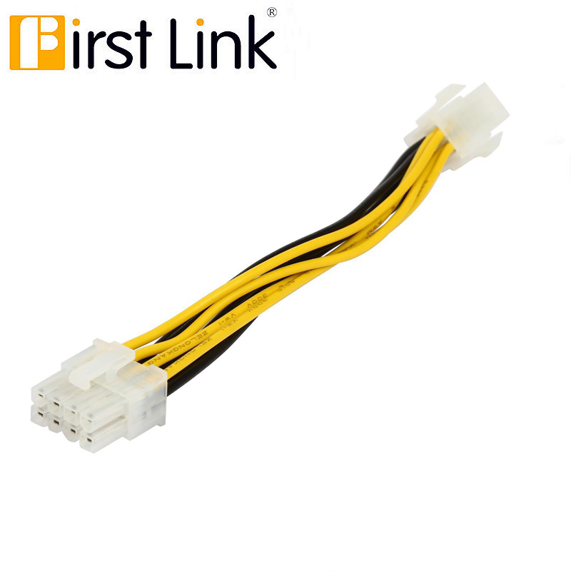 First link 4 Pin to 4 Pin Power Adapter for EPS 8pin CPU, 4 Pin to 8 Pin Power Extension Cable ATX 12V 4 Pin PSU Motherboard. 