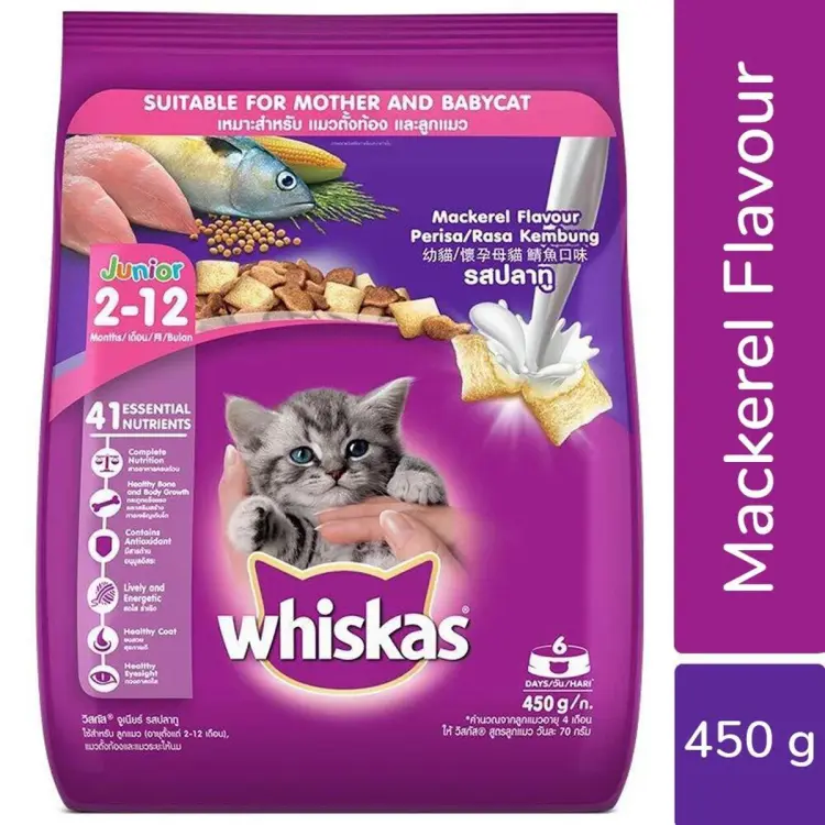 Whiskas best sale junior mackerel