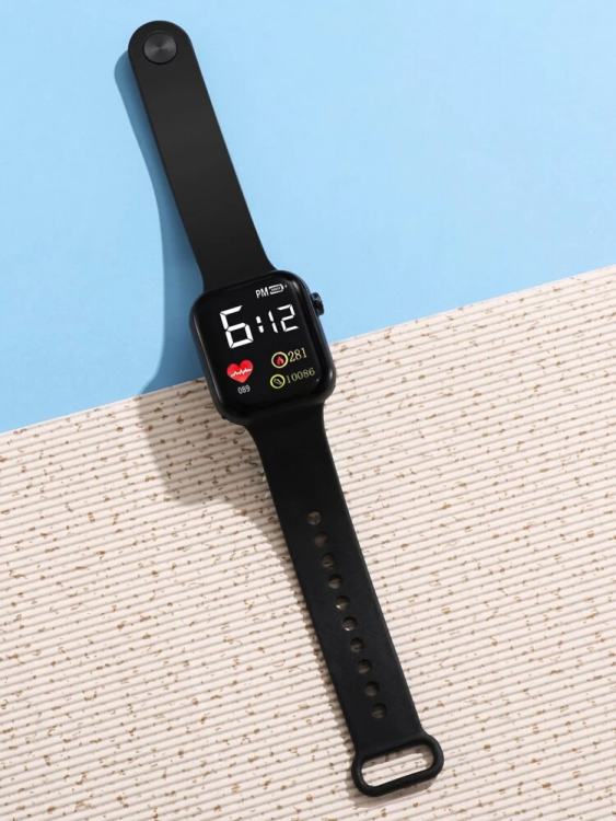 Digital Watch Waterproof 30M Fashion Women's Watch for Men's Sports Waterproof Simple Silicone Electronic Watch for Women. 