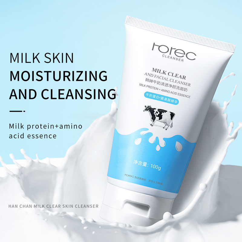 Rorec Milk Clear Deep Cleansing Facial Cleanser- 100g. 