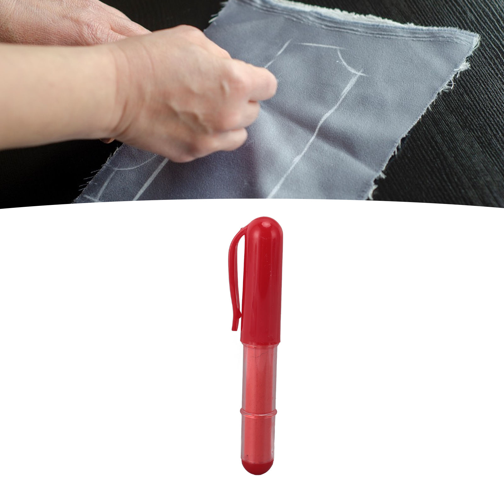 Fabric Chalk Liner Pen Portable Fabric Chalk Marker Easy To Remove for Quilting. 