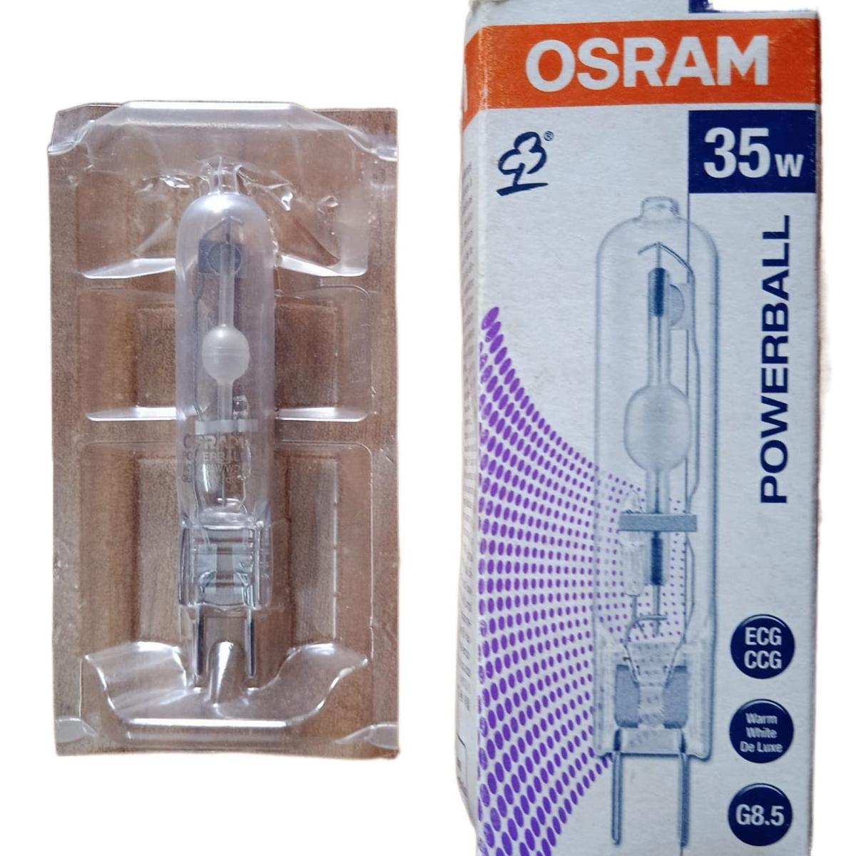 OSRAM 35W/830 WDL POWERBALL HCI-TC G8.5 Metal Halide Lamp, Made in Germany