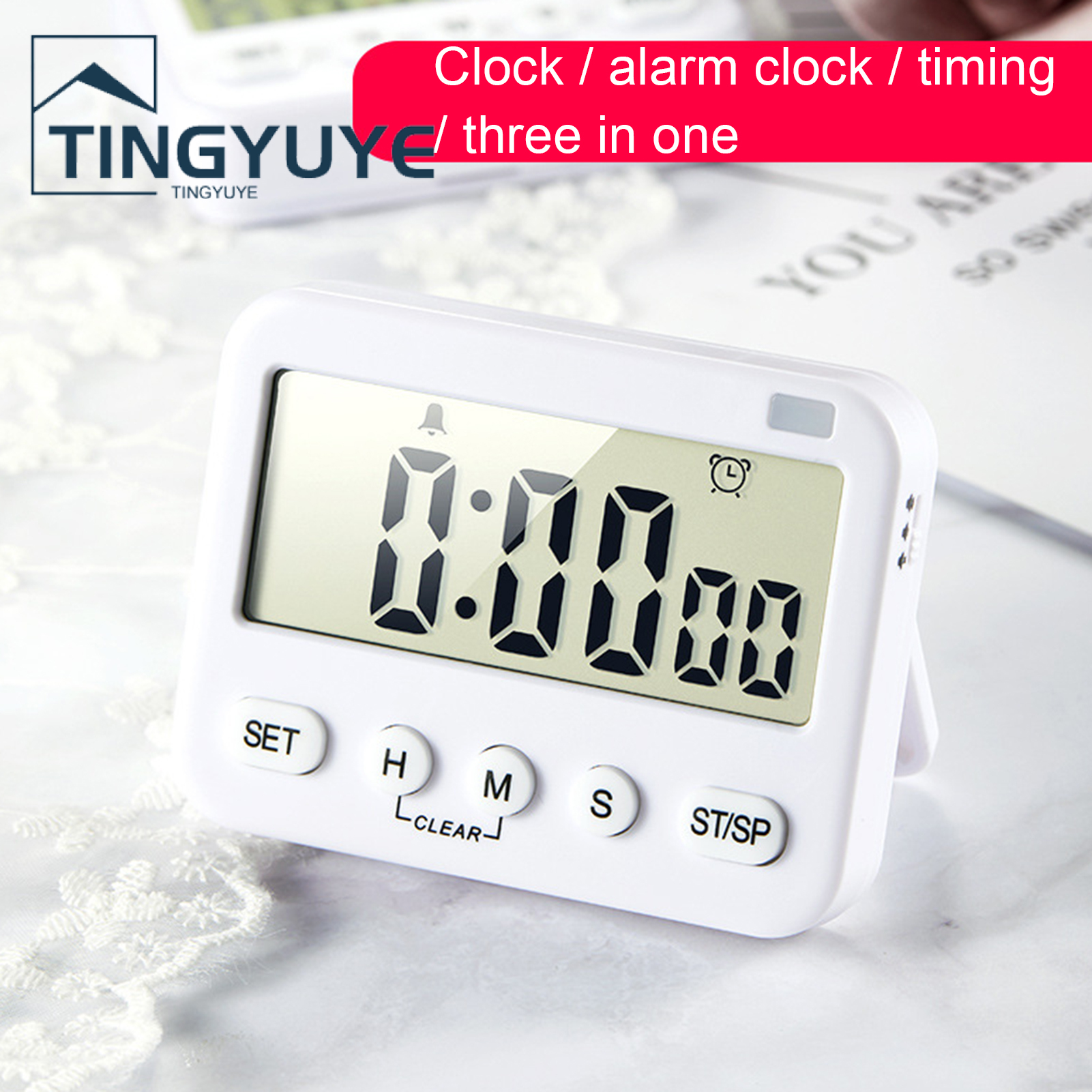 Cooking Timer Management 3-in-1 Multi-purpose Long Lasting Baking Reminder Kitchen Tools. 