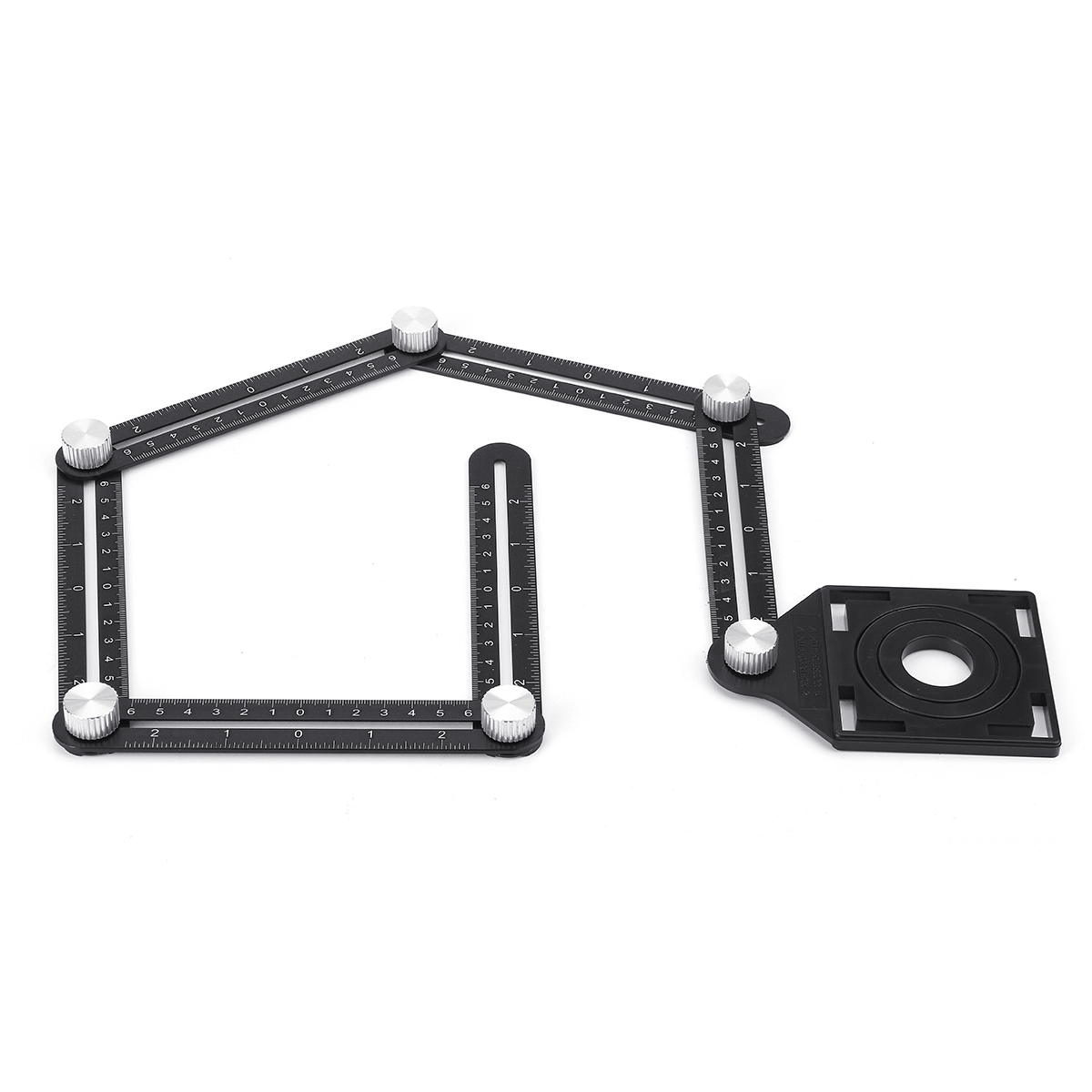 Universal Angularizer Ruler Multi Angle Measuring Template Tool Aluminum Alloy. 