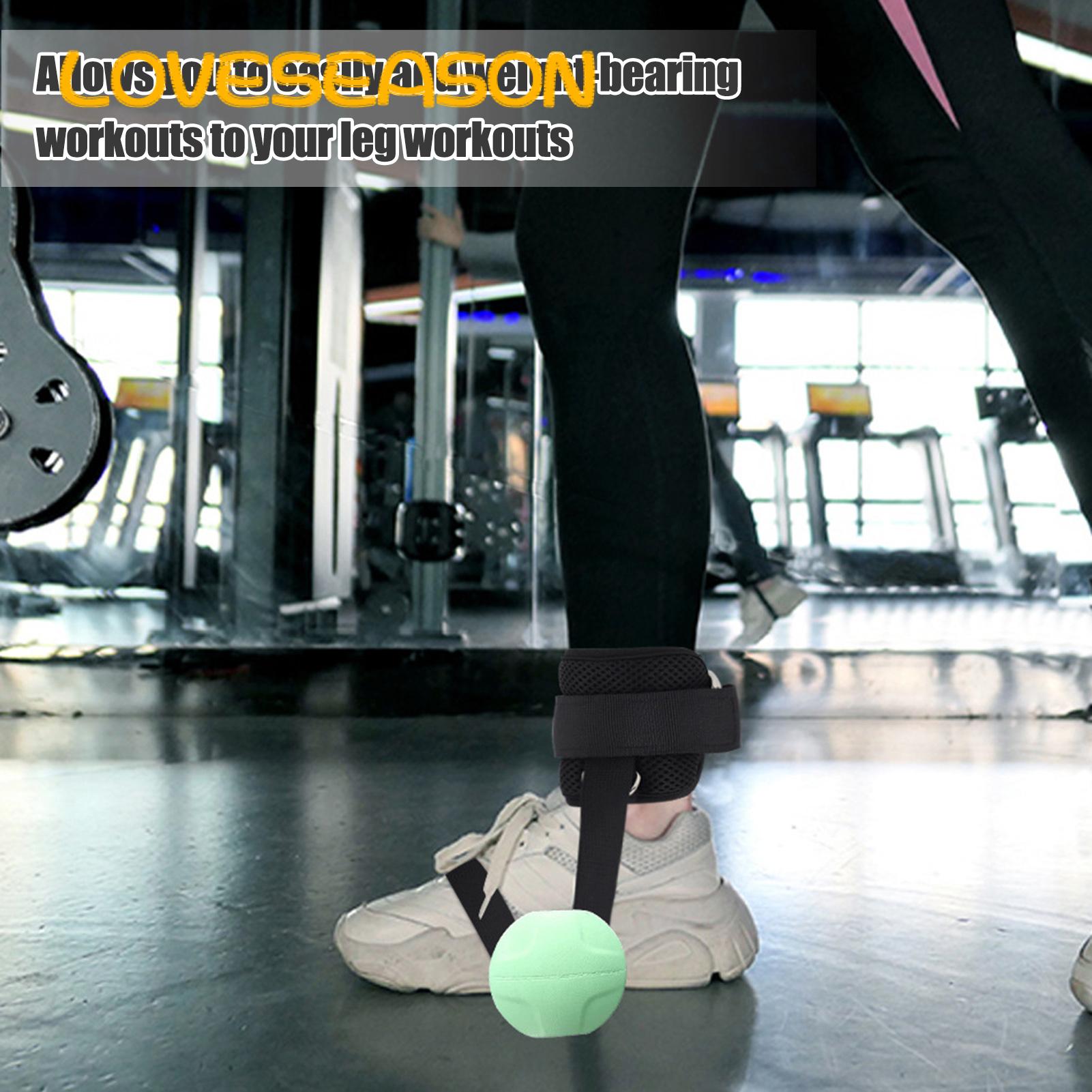 Dumbbell Foot Attachment Strap Enhance Workout with Adjustable Dumbbell Foot Attachment Ankle Strap for Fitness Equipment. 