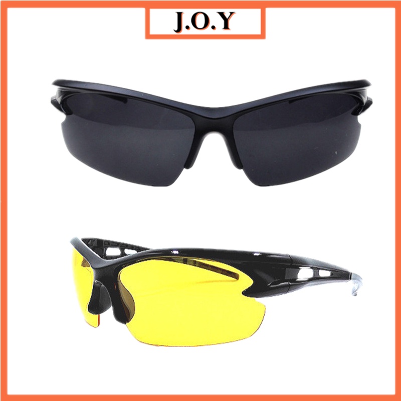 J.O.Y Night Vision HD Cycling Sunglasses Men's Sports Outdoor Riding Glasses Windproof, Dustproof and Insect-proof riding glass driving glasses #096