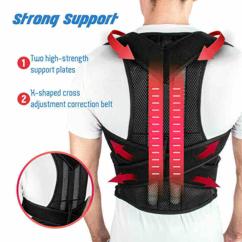 Fully Adjustable Magnetic Orthopedic Posture Corrector for Men