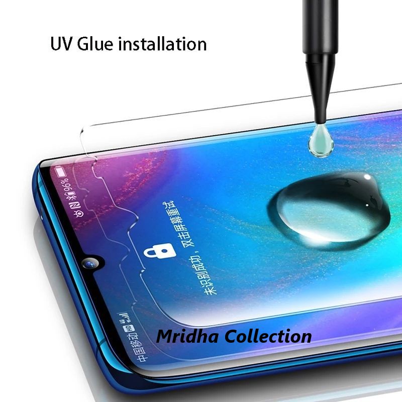 Oppo Find X3 Neo 5G (A+ GRADE) Premium UV Tempered Glass Screen Protector Curved with Liquid Glue and UV Light -Transparent Clear. 