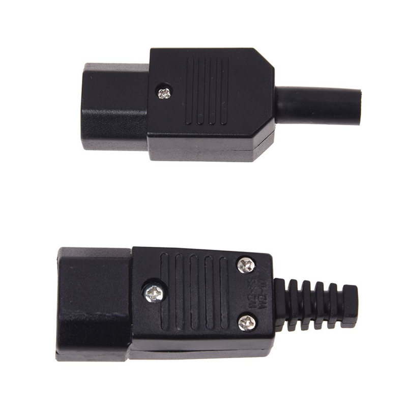 3X 250V 10A Power Connector IEC 320 C14 Plug to C13 Socket
