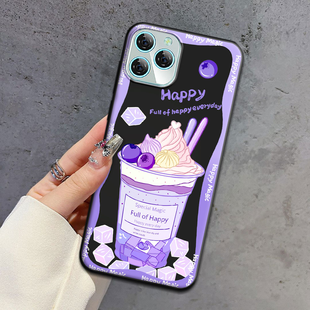 For Blackview A96 Case Cartoon Soft Silicone TPU Ice Cream Pattern Phone Case For BlackviewA 96 a96 New Back Cover Lovely Fundas. 