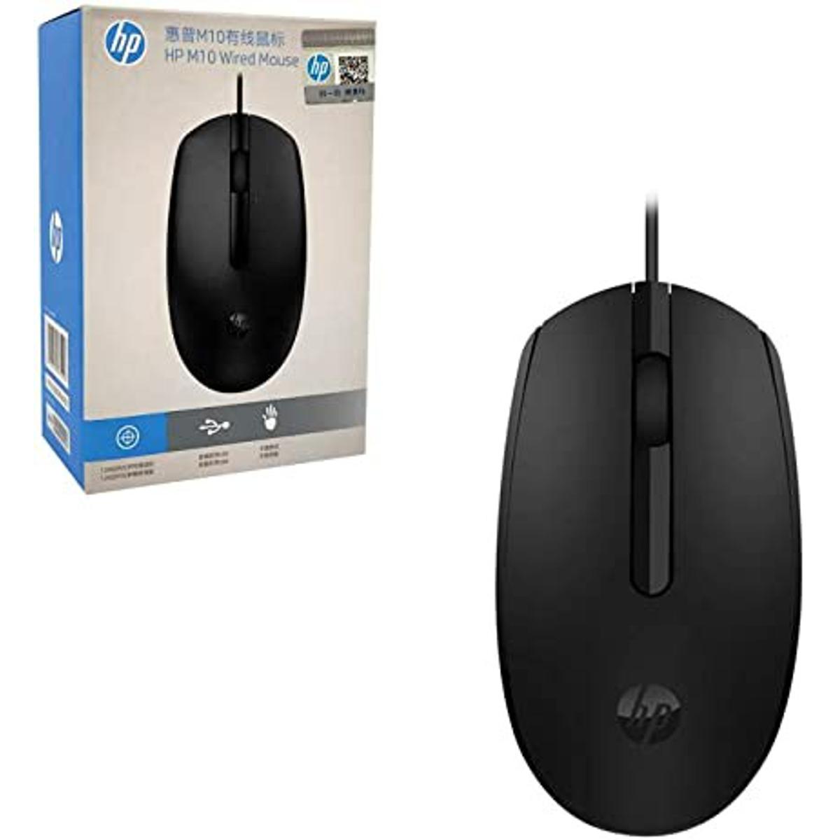Hp M10 Ergonomic Design Usb Weird Mouse - Mouse