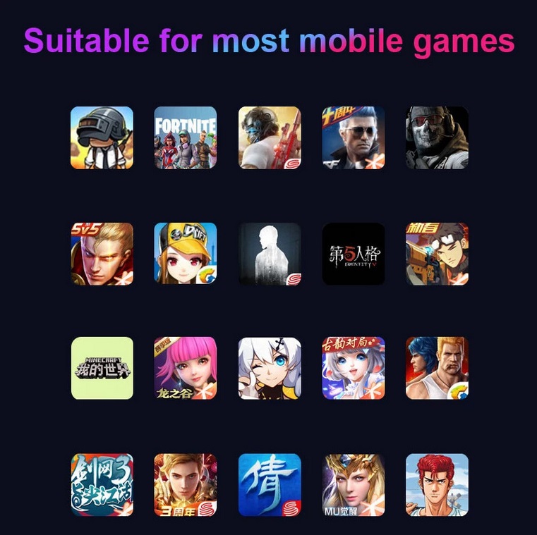【Pocket king VOX】M1pro Mobile Controller aming Keyboard Mouse Converter Pubg Controller Bluetooth 5.0 color:Phantom hrone. 