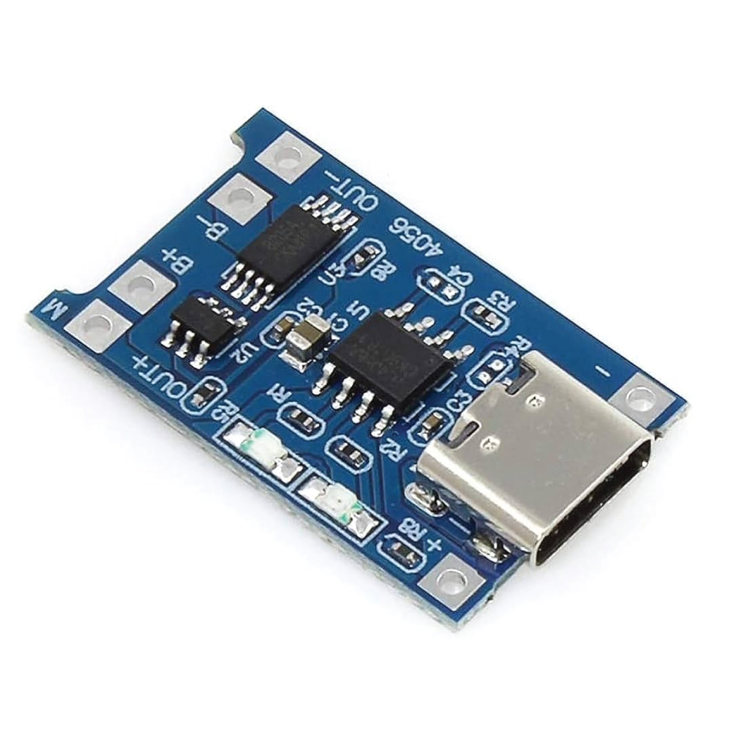 TP 4056 C Type USB Type C USB 5V 1A 18650 TP4056 Lithium Battery Charger Module Charging Board with Protection Dual Functions 1A Li-ion. 