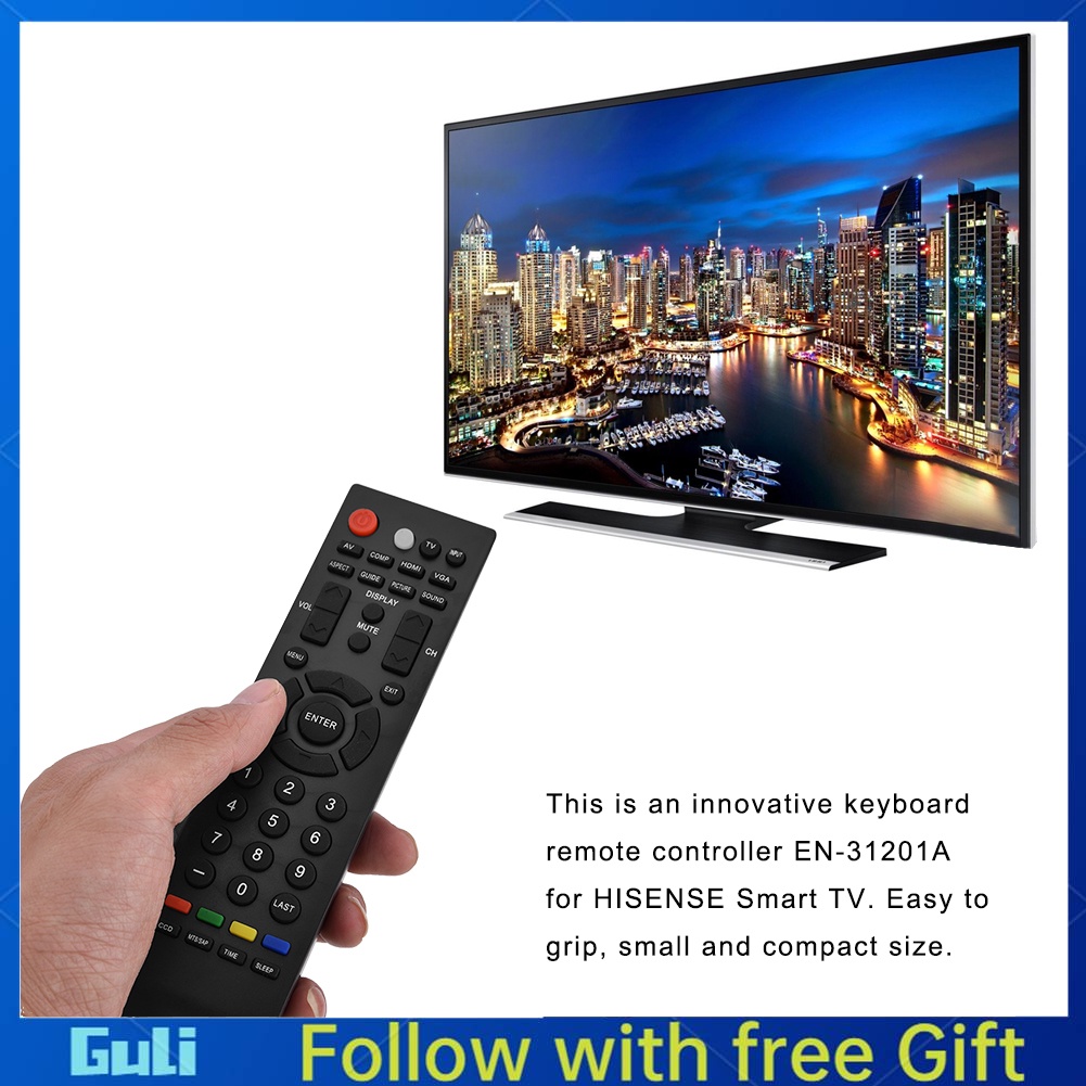 [READY STOCK] Replacement Smart TV Remote Control Television Controller for HISENSE EN-31201A