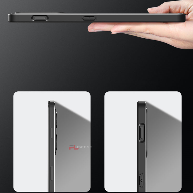 PlusCase for OnePlus Nord 3 5G Matte Metal Case Camera Protection TPU Frame Slim Back Cover. 