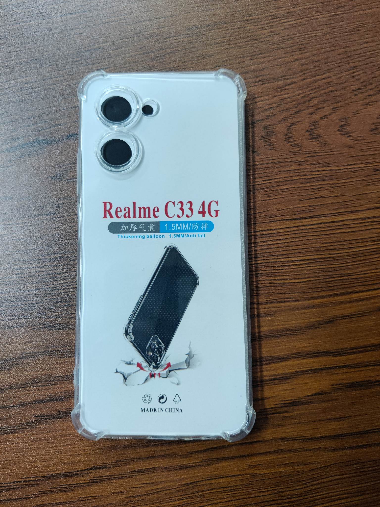 for Realme c33 4G transparent back cover. 
