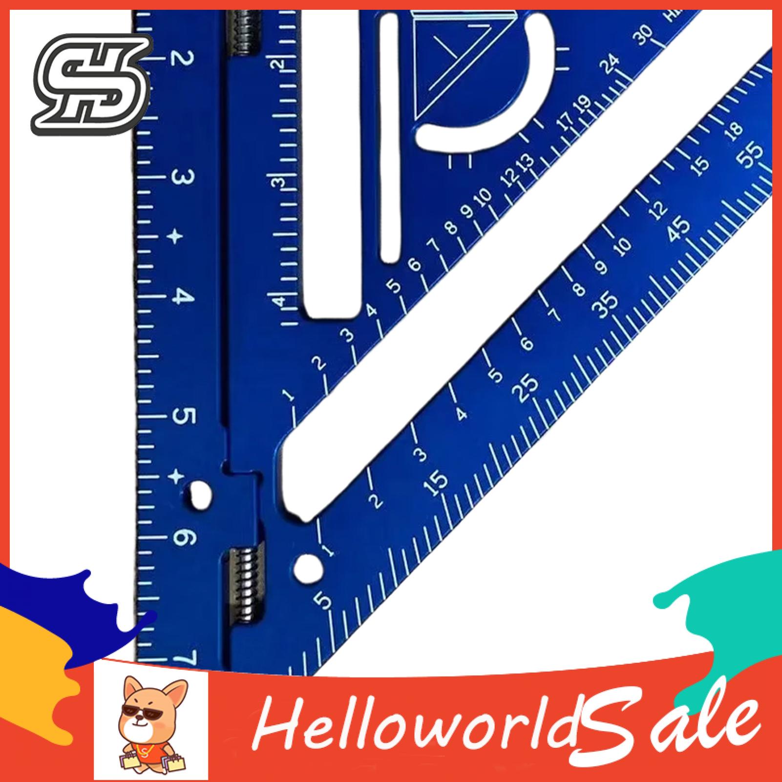 Aluminium Alloy Rafter Square Portable Precision Rafter Square Tool with Level for Carpentry Measuring Ideal for Architects Carpenters Buy. 
