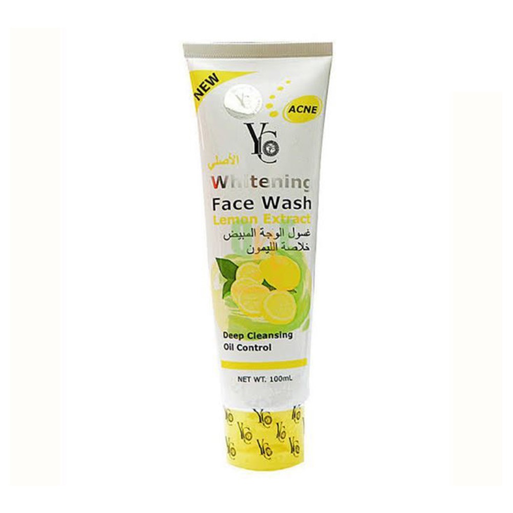 YC Whitening Face Wash Lemon Extract - 100ml. 