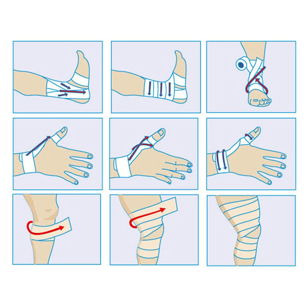 Tcare 1Pcs Medical Wrap Tape Bulk, Self Adherent Rap Tape, Self Adhering Stick Bandage, Self Grip Roll, Power Flex Wrap. 