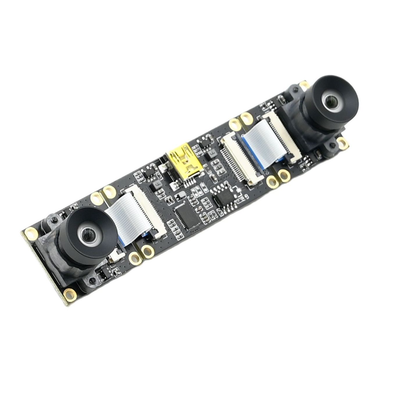 3D Stereo VR USB Camera Module 720P With Dual Lens,2560x720 30fps,Synchronized Same Frame,Baseline Adjustable, For Windows/Linux. 