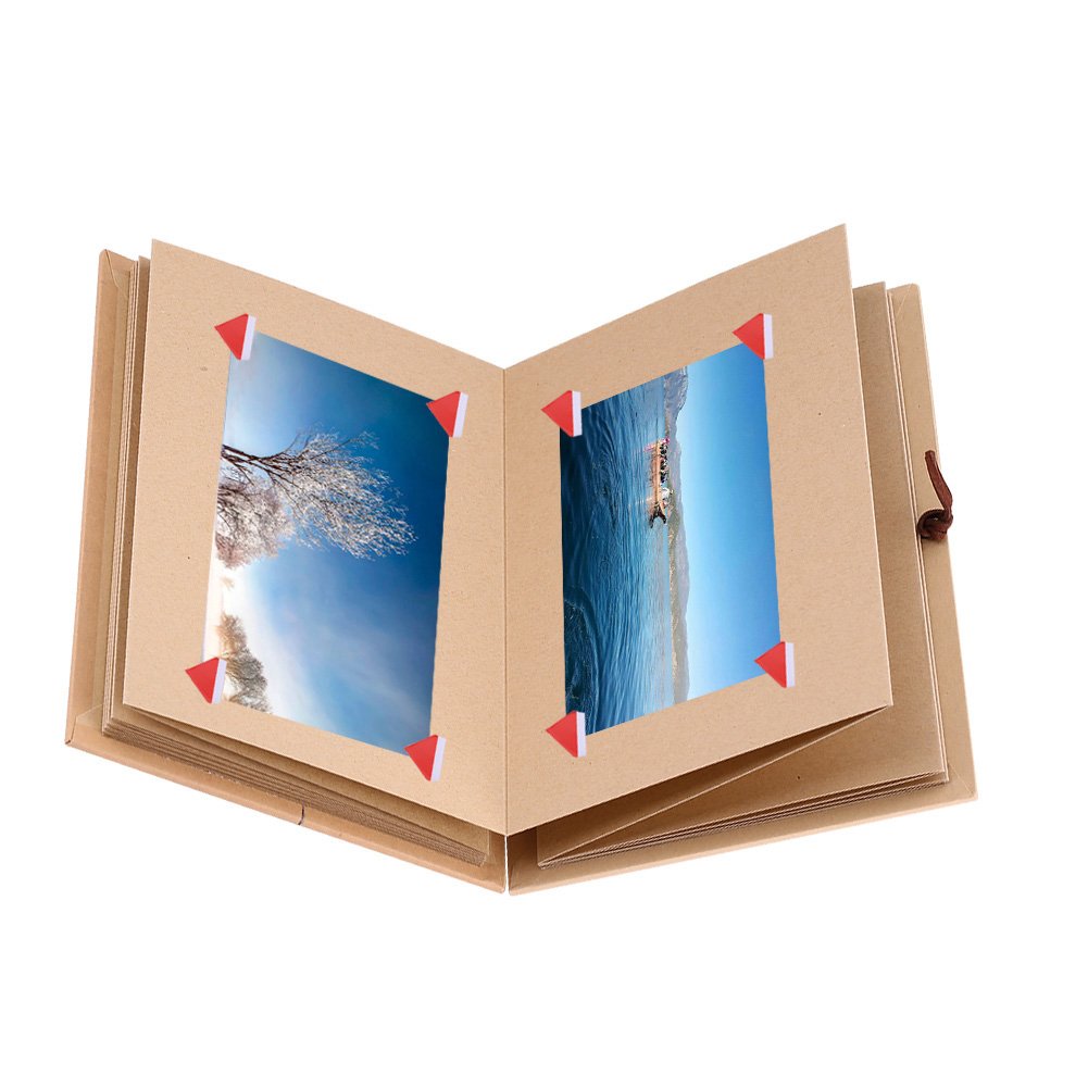 1 Scrapbook Photo Album Retro Style Truck Cover Accordion Foldable Photo Album DIY Scrapbook Handmade Crafts. 