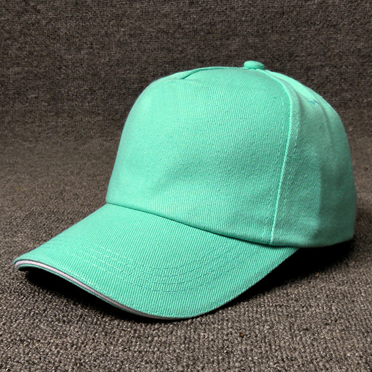 5 pieces of cotton thickened advertising caps, baseball caps, roving card caps, work hats, factory printing logo embroidery