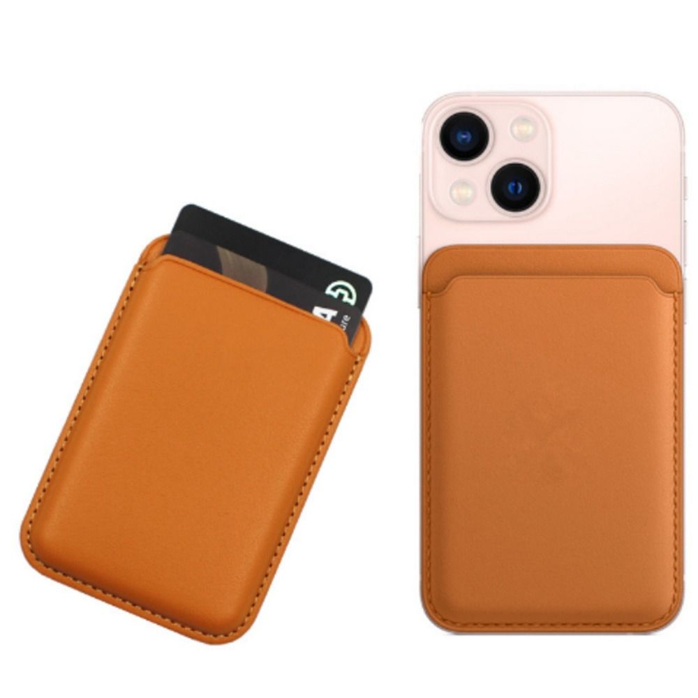 Magnetic Card Holder Wallet Stand ID Card Holder RFID Blocking Thin Wallet Compatible with Apple MagSafe Wallet for iPhone 14/13. 
