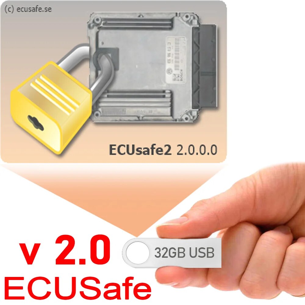 Newest ECUSafe 2.0 prevent car theft For ECU programming Error code diagnosis Anti-theft ECU identification Software freeship. 