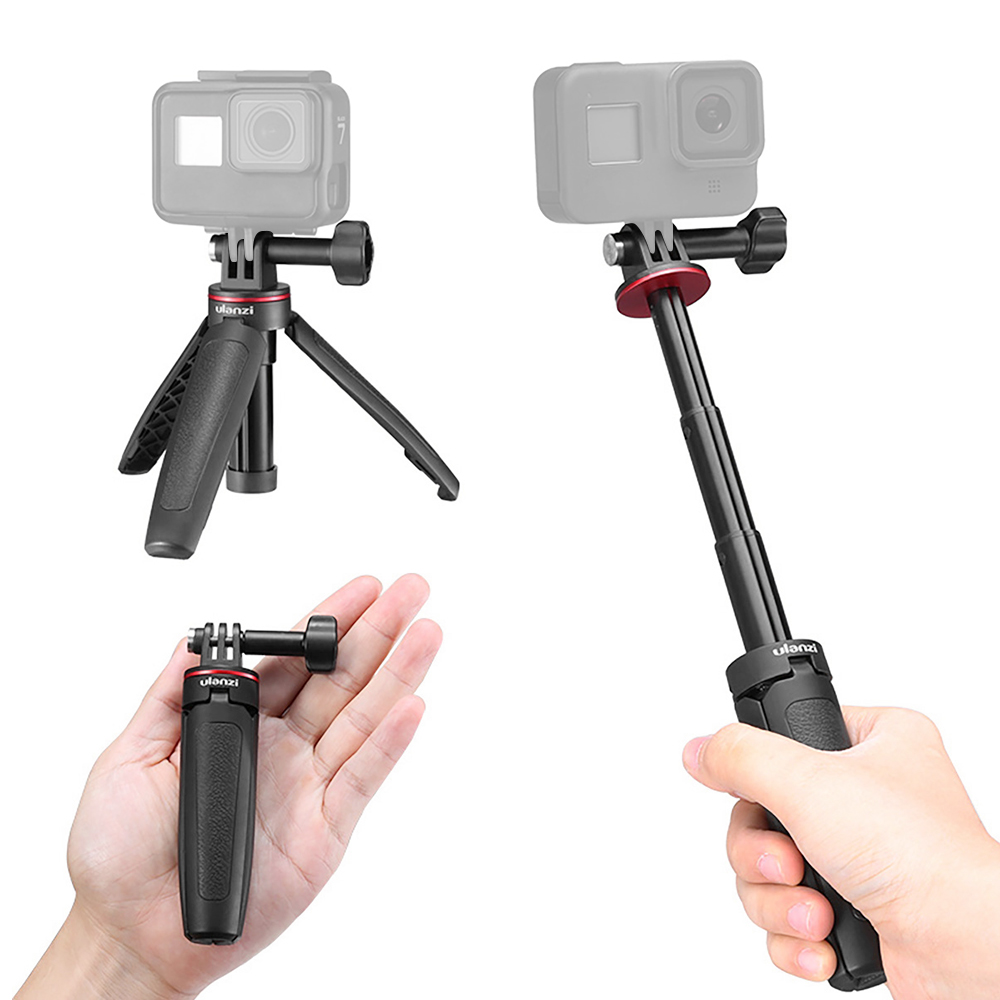 ULANZI MT-09 Mini Extension Pole Tripods For Action Camera GoPro Hero 13 12 11 10 9 8 7 6 5 4. 