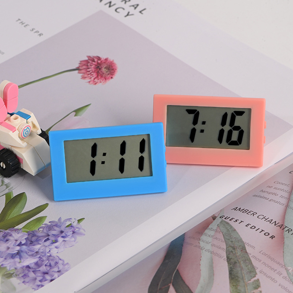 LCD Digital Electronic Alarm Clock Desktop Clocks Countdown Watch For Desktop Home Office Silent Desk Display Clock. 