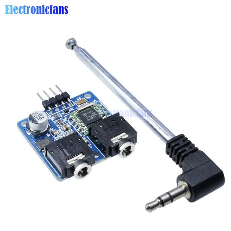 【Daily Necessities For Anyone Store】TEA5767 FM Radio Module for Arduino Radio 76-108MHZ With Cable Antenna In