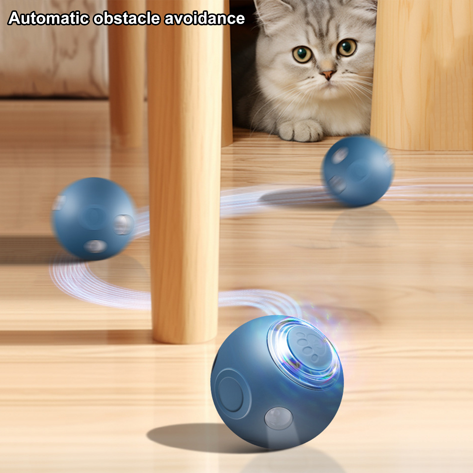 Intertive Cat Toy with Obstle Avoidance Intertive Cat Tease Ball Toy Stimulate Instincts Bite Resistant Relieve B dom Charg rt Pet Cat Balls in Asia Pet for Cats. 