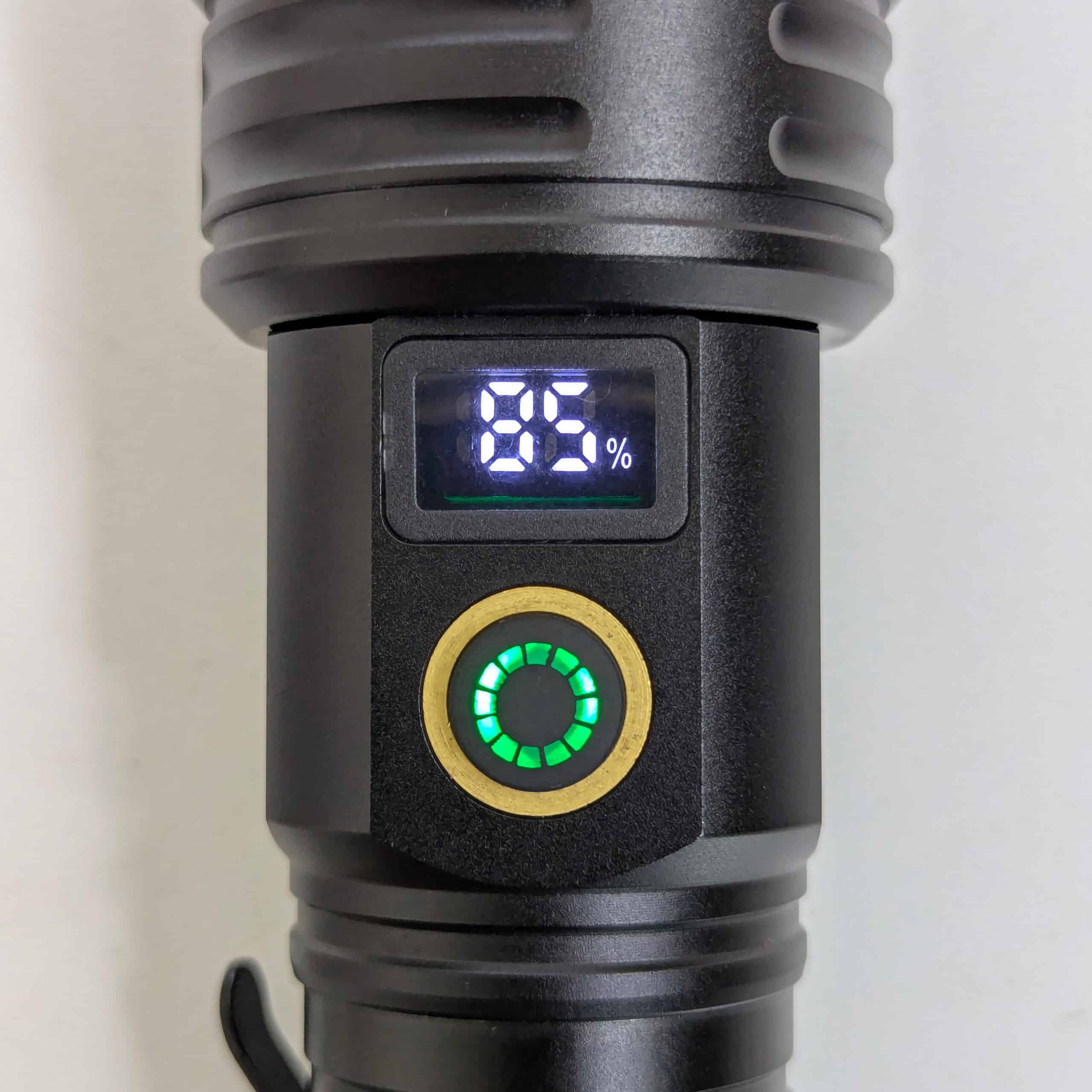 KEZU Lampu Suluh LED Flashlight Zoomable USB Rechargeable Made From Aluminum Torch Light Super Bright Camping Light. 