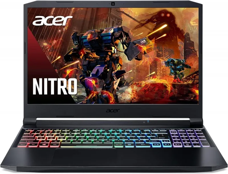 Acer Nitro 5 AN515-45-R92M (Refurbished) – 15.6" FHD 144Hz IPS Gaming Laptop, AMD Ryzen 7 5800H (8-Core), NVIDIA GeForce RTX 3050, 16GB DDR4 RAM, 512GB NVMe SSD, WiFi 6, RGB Backlit Keyboard