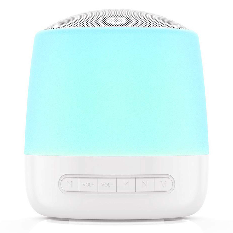 Baby Sound Machine White Noise Machine with Night Light 28 Soothing Sounds 32 Volume Levels Timer & Memory Function Night Light for Kids with Press Control. 