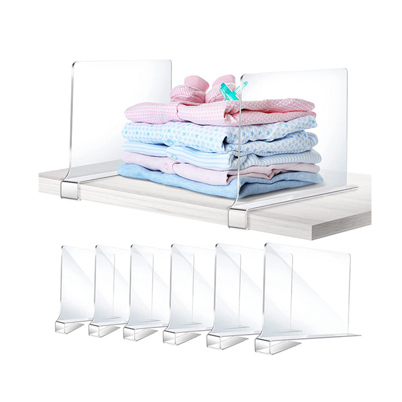 Transparent Acrylic Wardrobe Storage Rack Home Bookcase Partition Podazz. 