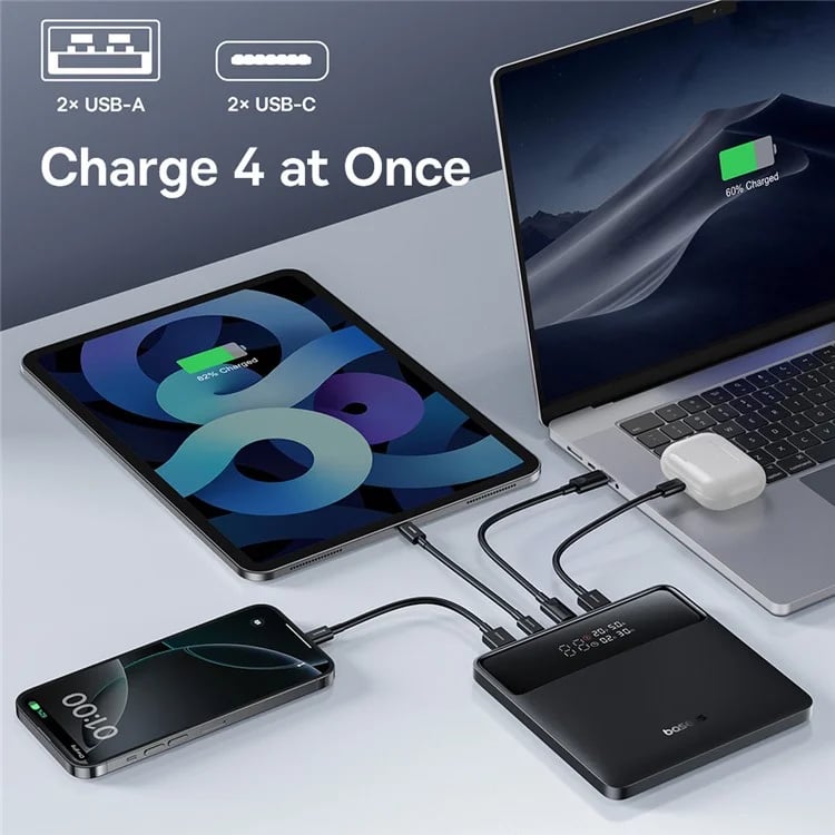 Baseus Blade H1 20000mAh 100W Fast Charging Power Bank with Digital Display. 