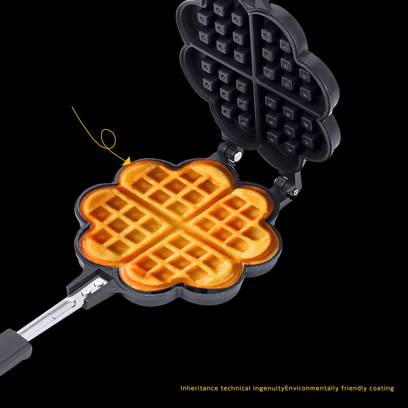 【2021正規激安】 Waffle Baking , Household Kitchen Nonstick Heart Shape Plate