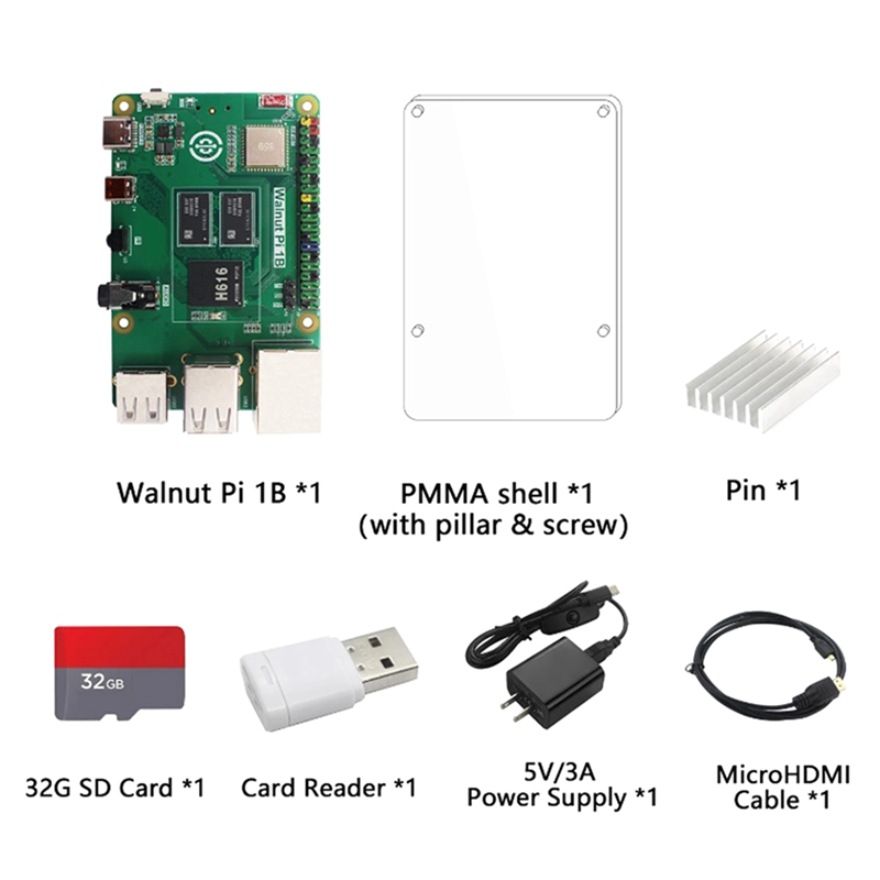 1B 1GB RAM DDR3 Allwinner H616 WiFi Bluetooth Mini PC Development Board Single Board Computer 1Set Easy Install. 