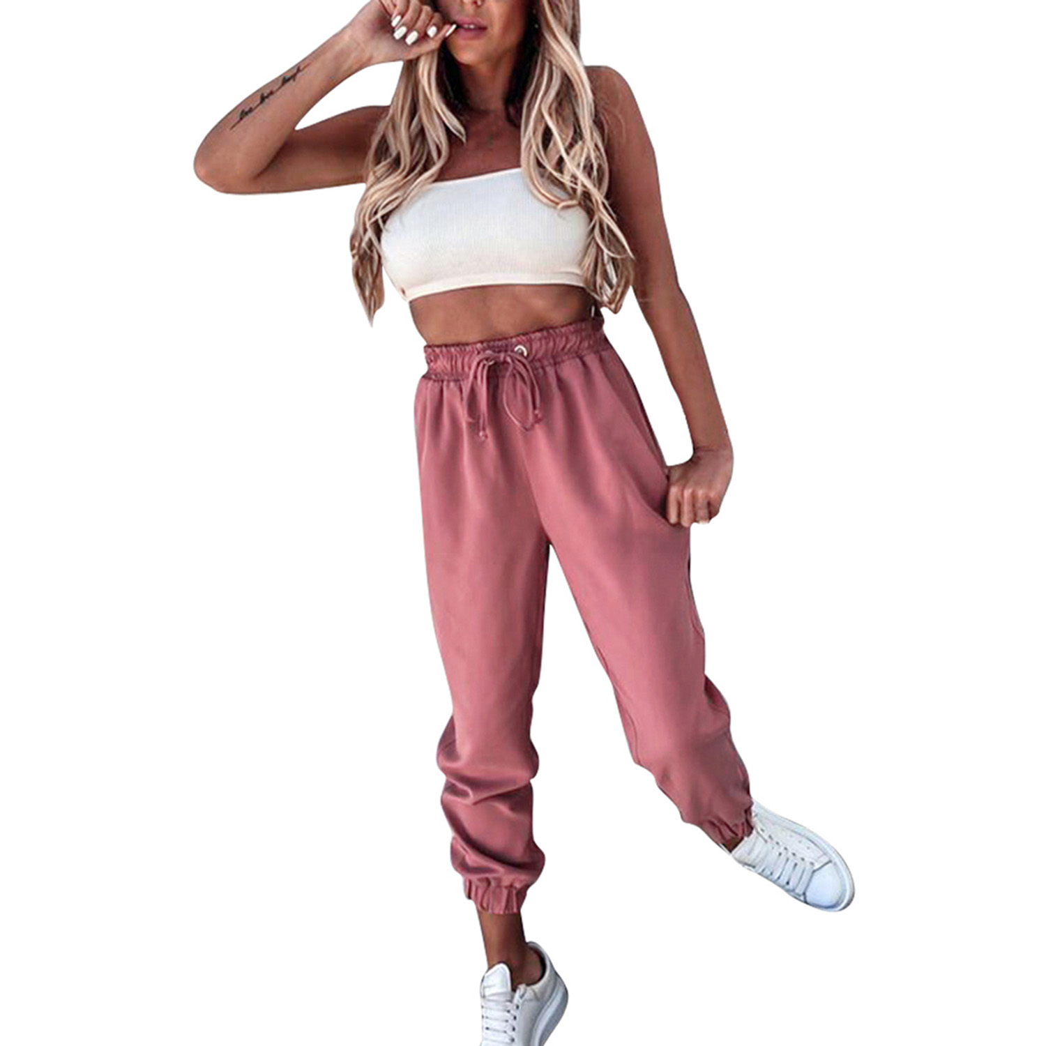 Women Korean Loose Trousers Fashion 