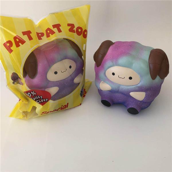 Pat Pat Zoo Sheep Squishy Licensed Super Jumbo 16cm With Original Package Tag(null). 